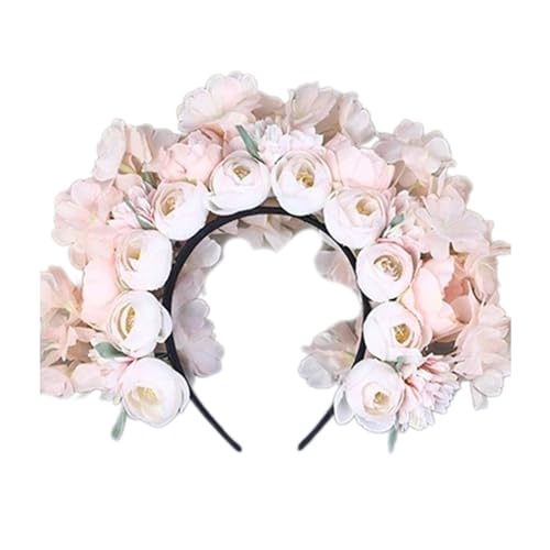 MOONDAME Wunderschöner Seidenblumen-Haarschmuck, elegantes Haar-Accessoire mit Blumen-Akzent für Brautjungfern von MOONDAME