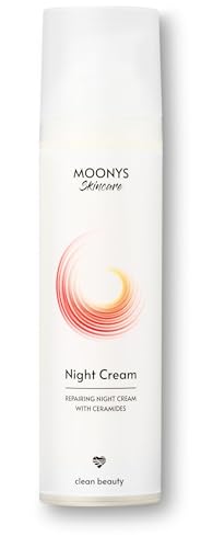 MOONYS® Night Cream - Intensive Nachtpflege mit Retinol & Ceramiden | Nachtcreme Gesicht Männer & Frauen | Face Moisturizer | Anti-Falten Creme | Vegan | 75ml von MOONYS