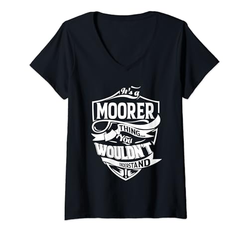 Damen It's a MOORER Thing Geschenke T-Shirt mit V-Ausschnitt Damen It's a MOORER Thing Geschenke T-Shirt mit V-Ausschnitt von MOORER FAMILY IDEA GIFTS