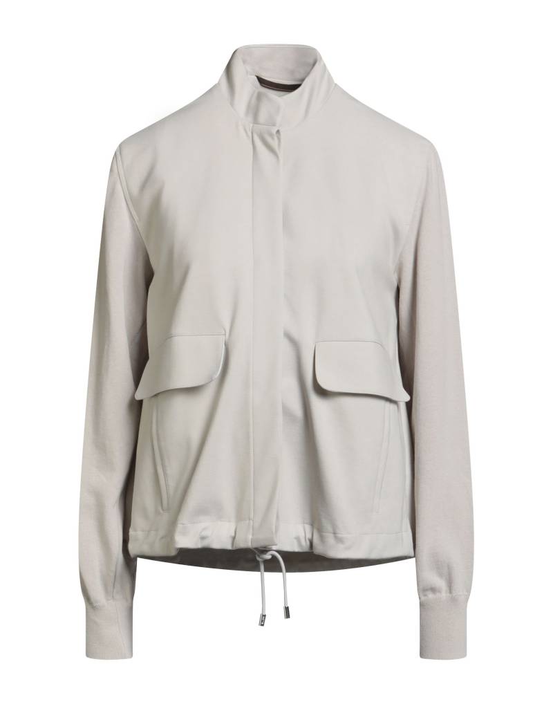 MOORER Jacke & Anorak Damen Hellgrau von MOORER