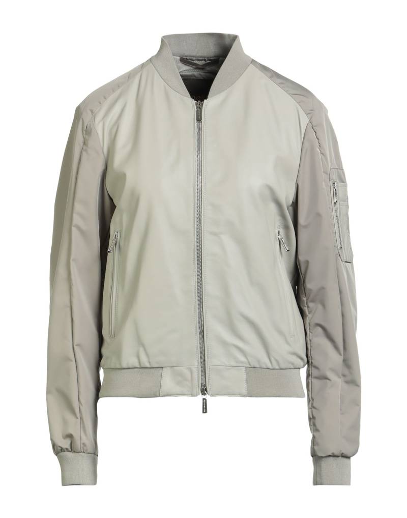 MOORER Jacke & Anorak Damen Hellgrau von MOORER