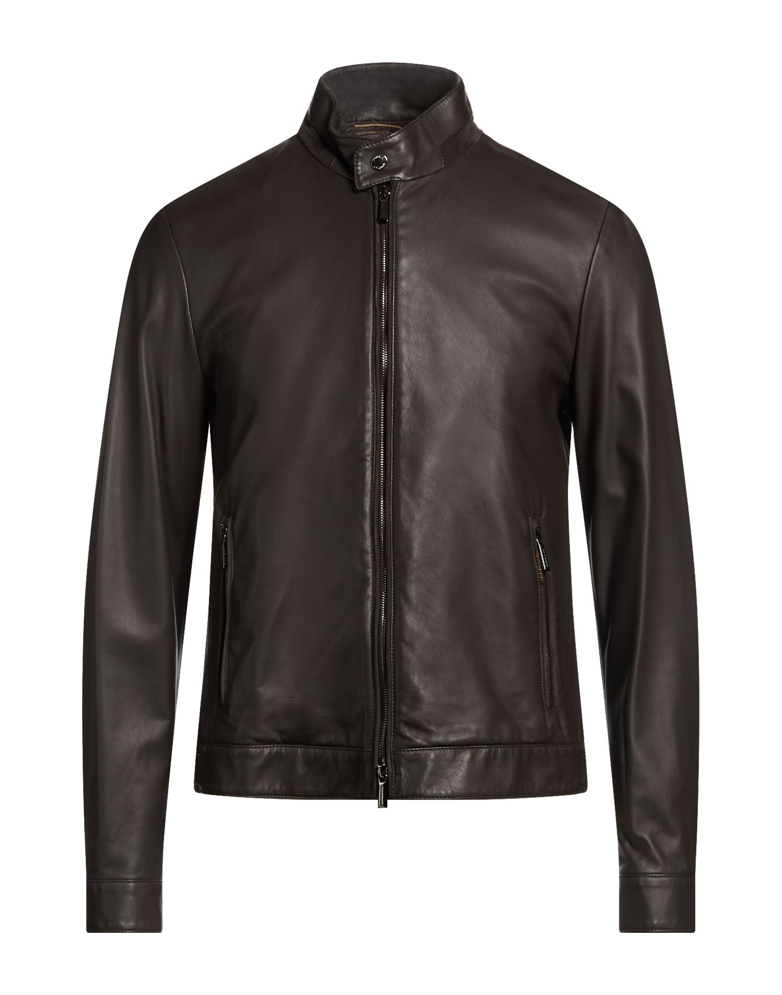 MOORER Jacke & Anorak Herren Dunkelbraun von MOORER