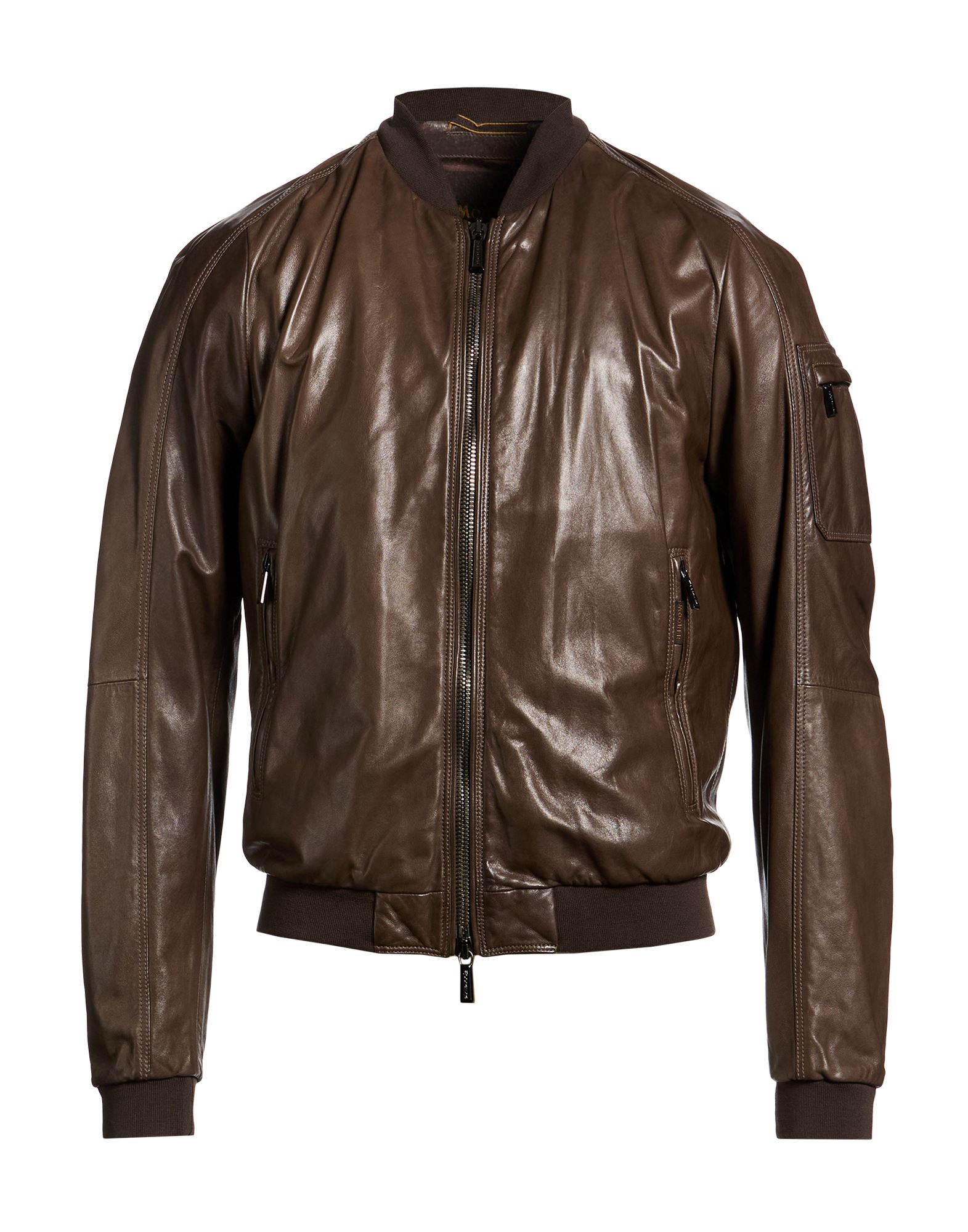 MOORER Jacke & Anorak Herren Dunkelbraun von MOORER