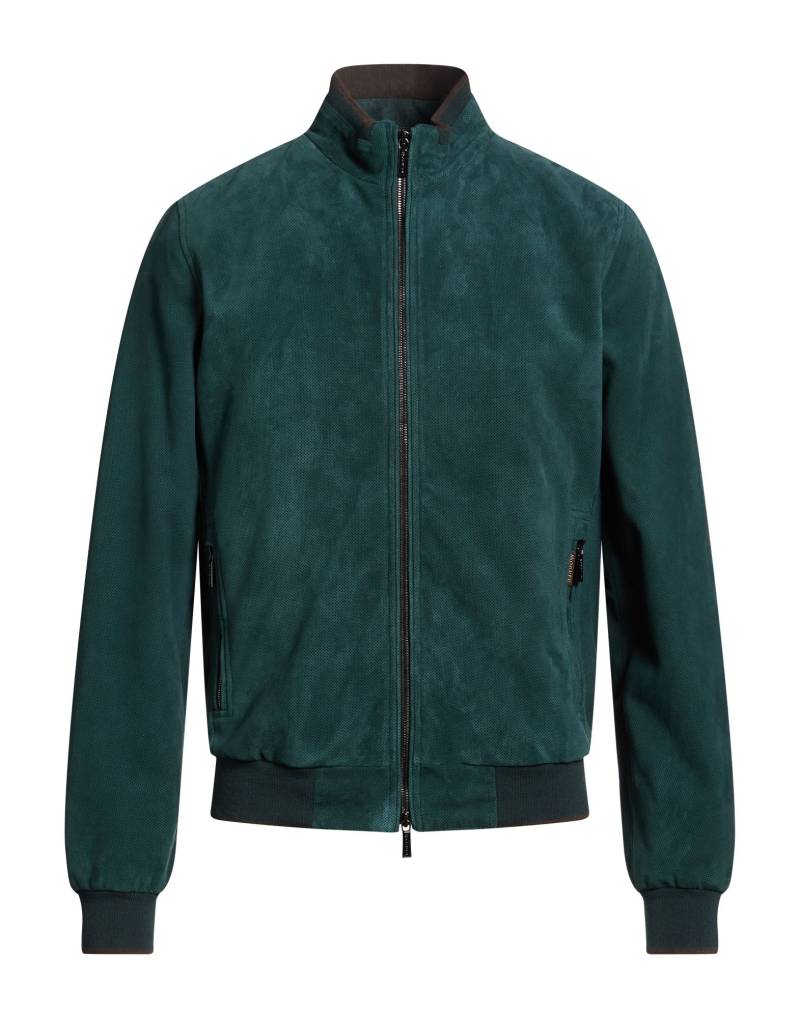 MOORER Jacke & Anorak Herren Dunkelgrün von MOORER
