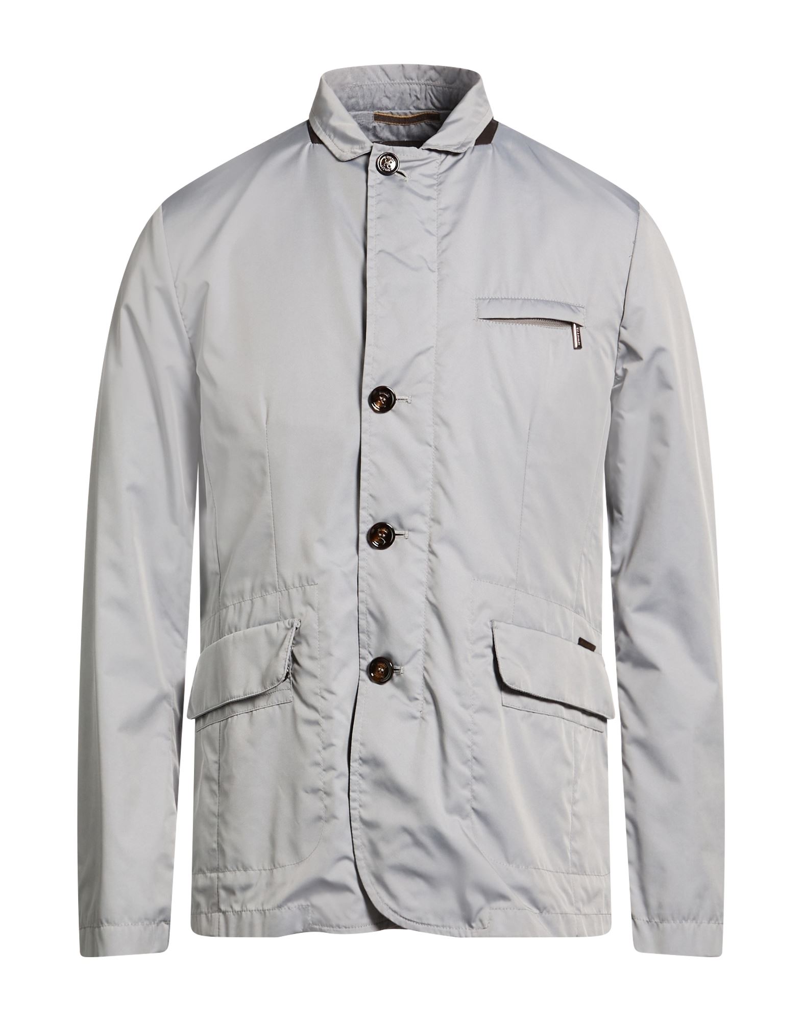 MOORER Jacke & Anorak Herren Hellgrau von MOORER
