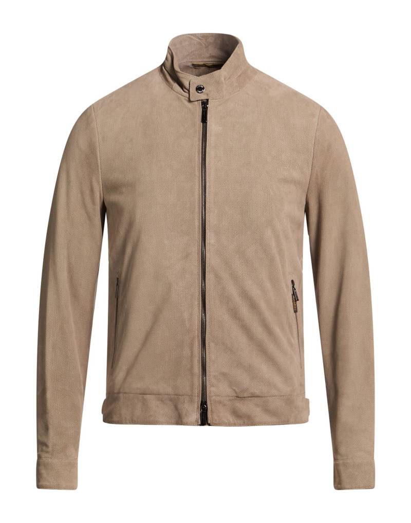MOORER Jacke & Anorak Herren Khaki von MOORER