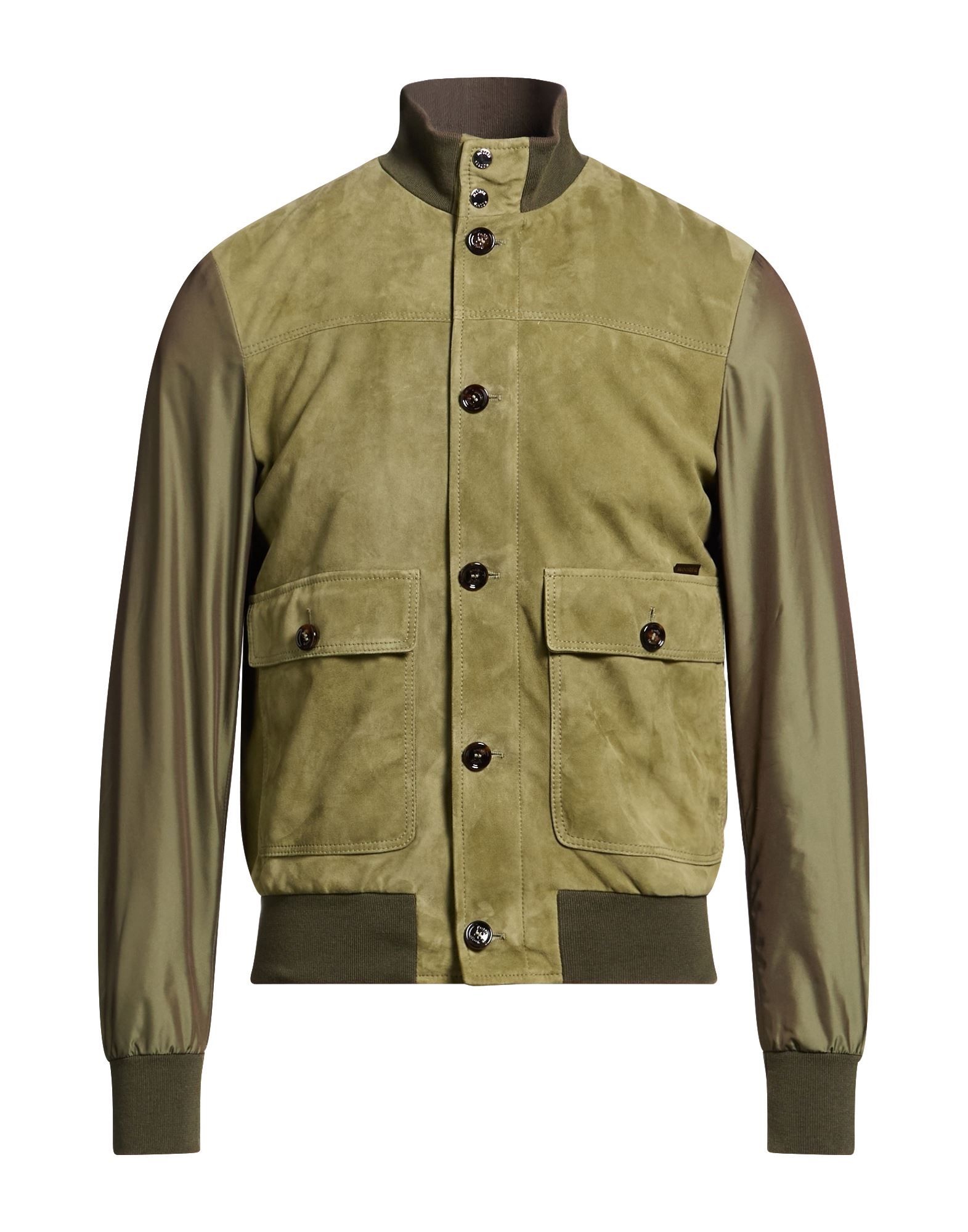 MOORER Jacke & Anorak Herren Militärgrün von MOORER