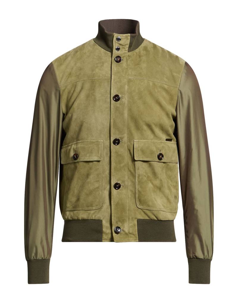 MOORER Jacke & Anorak Herren Militärgrün von MOORER