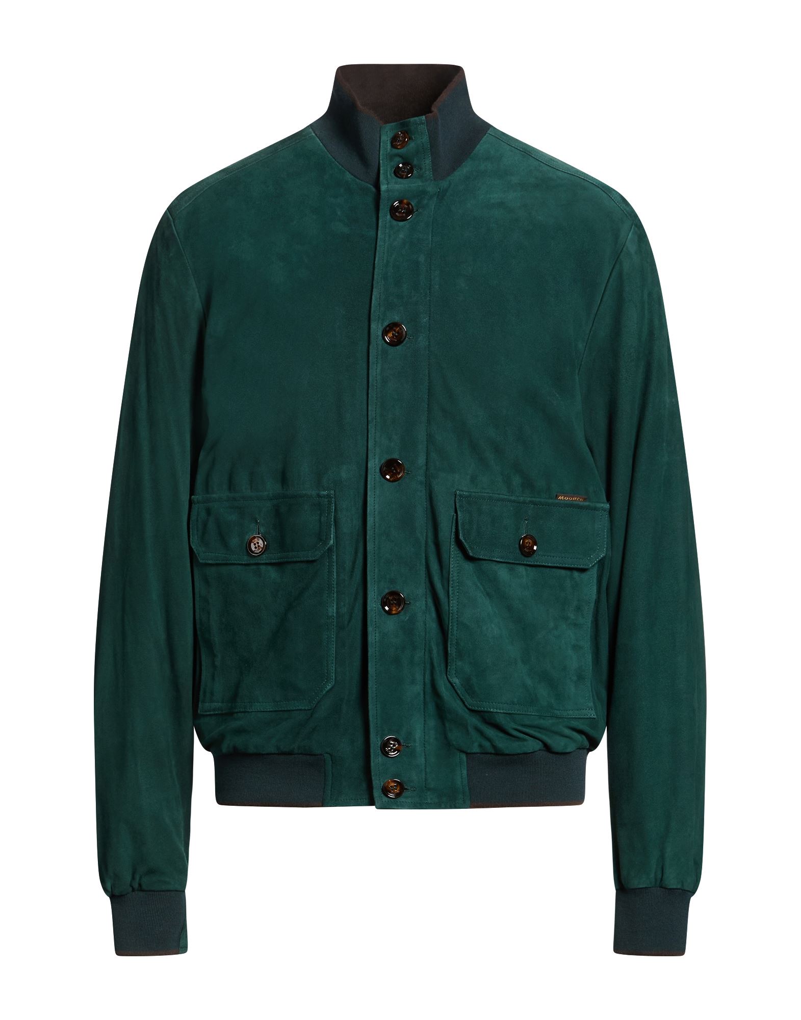 MOORER Jacke & Anorak Herren Smaragdgrün von MOORER