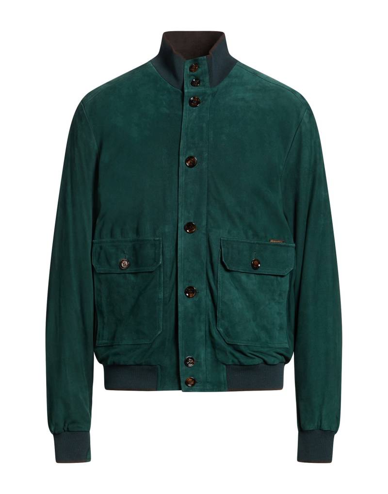 MOORER Jacke & Anorak Herren Smaragdgrün von MOORER