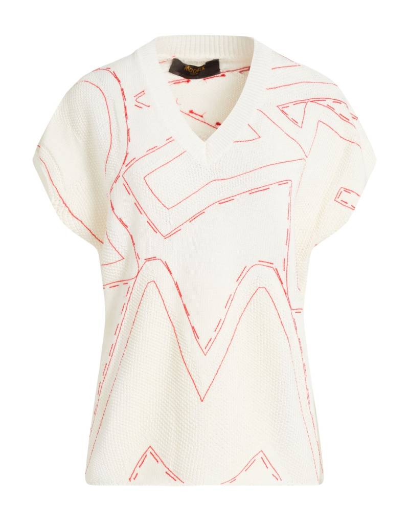MOORER Pullover Damen Weiß von MOORER