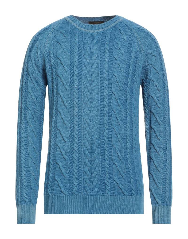 MOORER Pullover Herren Blau von MOORER