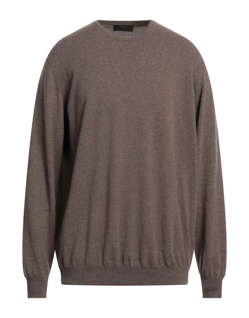 MOORER Pullover Herren Braun von MOORER