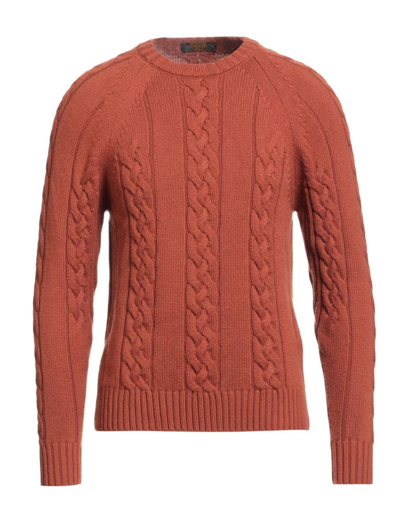 MOORER Pullover Herren Ziegelrot von MOORER