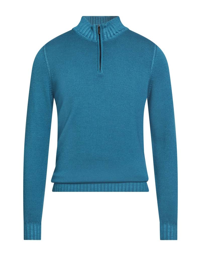MOORER Rollkragenpullover Herren Azurblau von MOORER
