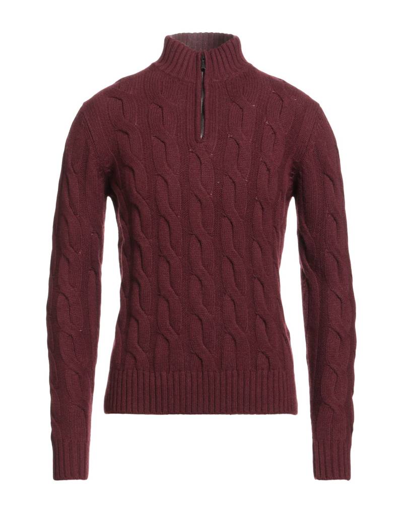 MOORER Pullover Herren Bordeaux von MOORER