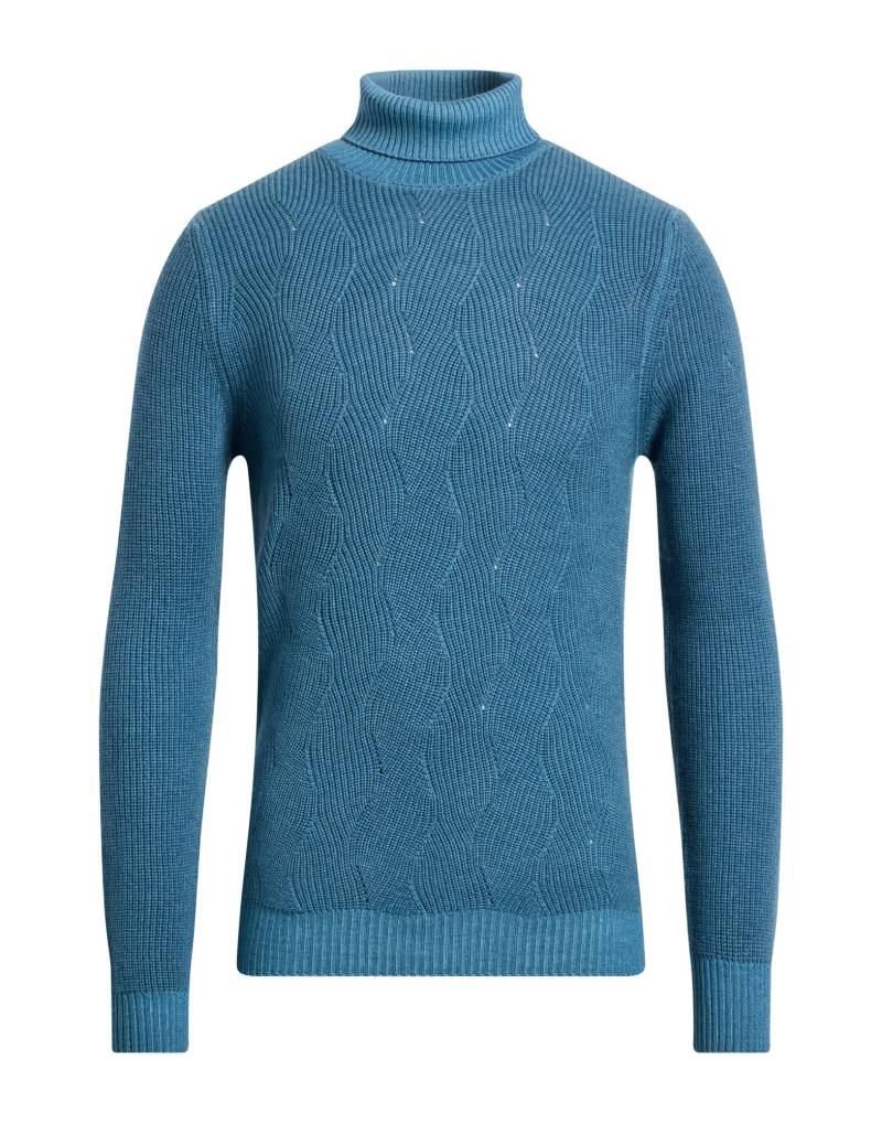 MOORER Rollkragenpullover Herren Hellblau von MOORER