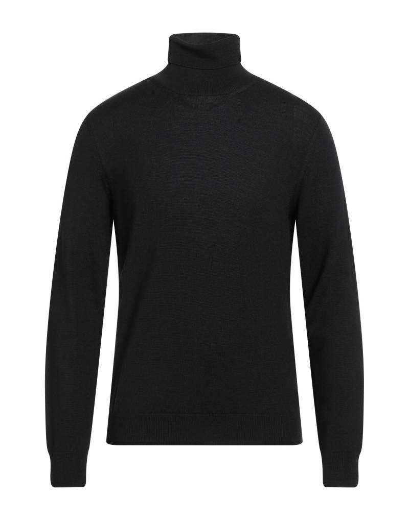 MOORER Rollkragenpullover Herren Schwarz von MOORER