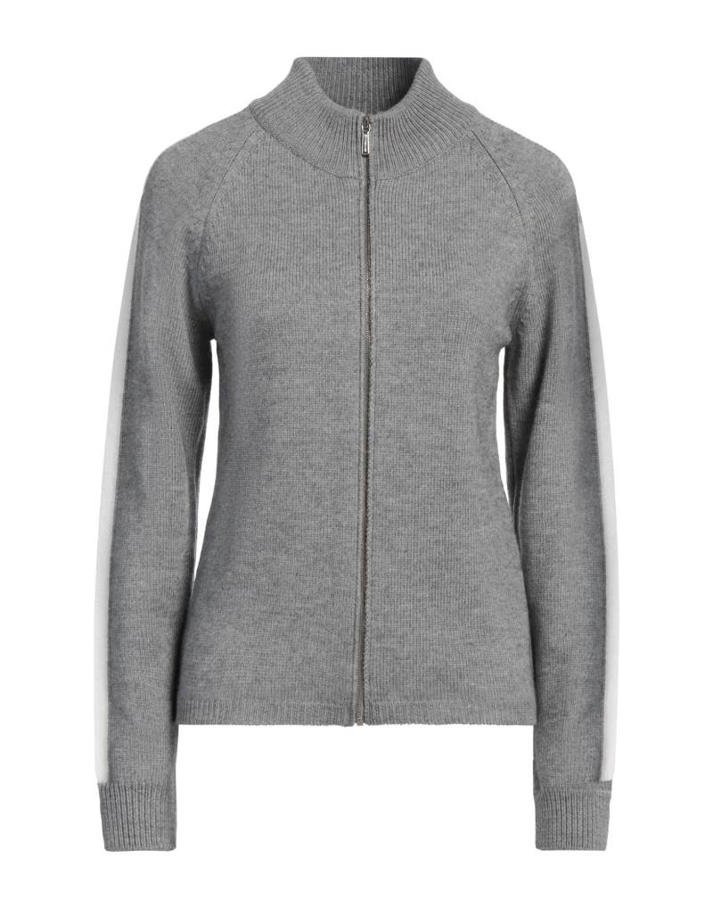 MOORER Strickjacke Damen Hellgrau von MOORER