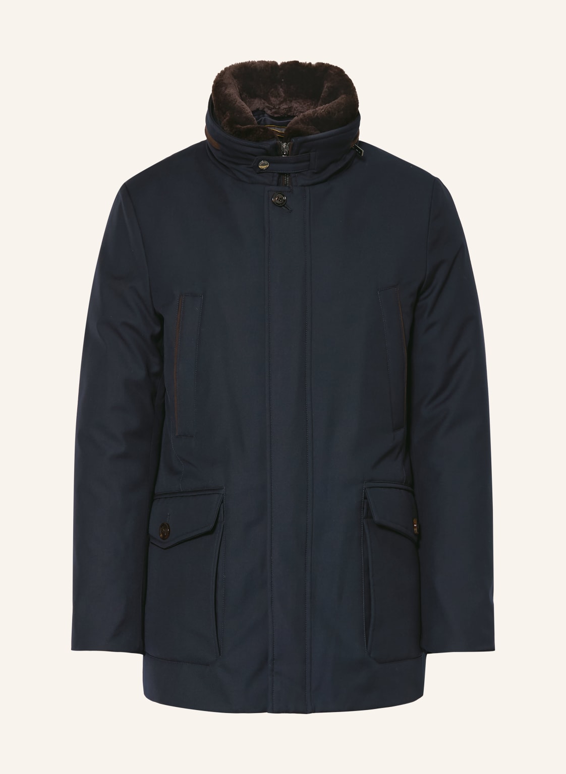 Moorer Parka blau von MOORER