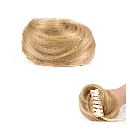 Unordentliches Brötchen-Haar 1 Stück Haarteile, Hochsteckfrisur, Ballett-Dutt for Frauen, Grils, Klaue, Clip-in-Haarknoten, unordentliche gefälschte Haarknoten, Erweiterungen, Clip-in-Donut-Chignon-Sy von MOOWI