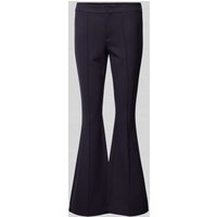 Marc O'Polo Denim Flared Stoffhose mit französischen Eingrifftaschen in Marine, Größe S von Marc O'Polo DENIM