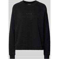 Marc O'Polo Denim Sweatshirt mit Label-Print in Black, Größe M von Marc O'Polo DENIM
