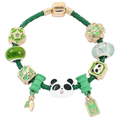 MOPQMKT Panda Schmuck Armband Panda Tier Armband Cartoon P-anda Kinderschmuck C-artoon A-rmband C-artoons P-anda A-rmband Passend für Teenager Niedlich Zubehör Armband Geschenk von MOPQMKT