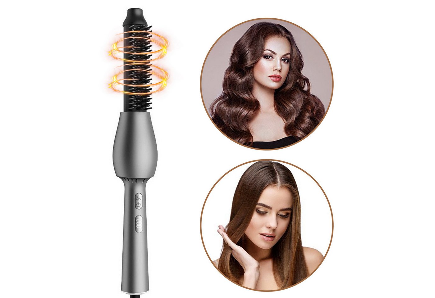 MOPUEA Glätt- und Lockenstab Glätteisen und Lockenwickler 2 in 1,Haarglätter Keramik, Für glatte, glatte Styles oder Wellen und Locken auf allen Haartypen von MOPUEA