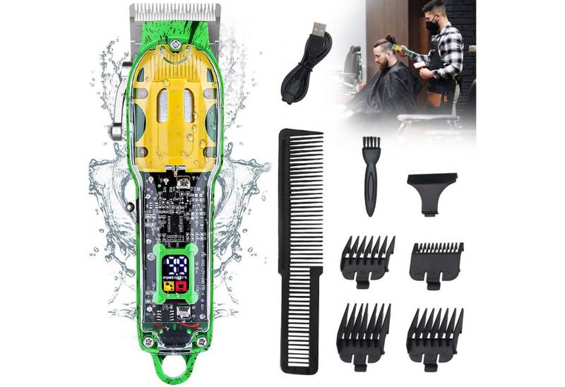 MOPUEA Haarschneider Haarschneidemaschine Barttrimmer profi Barber Rasierer 8W 6500 U/min, 1800 mAh, Haarschneideset einstellbar Edelstahlklinge Barthaar Kopfhaar Friseure MOPUEA Haarschneider Haarschneidemaschine Barttrimmer profi Barber Rasierer 8W 6500 U/min, 1800 mAh, Haarschneideset einstellbar Edelstahlklinge Barthaar Kopfhaar Friseure von MOPUEA