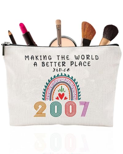 MOPZIJA 18. Geburtstag Mädchen - Geschenk 18 Geburtstag Mädchen Make-Up-Tasche, Geschenke Zum 18 Geburtstag Mädchen, Geschenke Für 18 Jährige Mädchen,geschenke zum 18 geburtstag mädchen von MOPZIJA