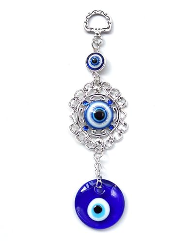 MOPZIJA evil eye,Türkisches blaues Auge Evil Eye Amulett Wandbehang Evil Eye Ornament Amulett Dekoration Wohnkultur Schutz Segen Charm Geschenk Glasperlen Home Anhänger Günstiger,nazar boncuk von MOPZIJA