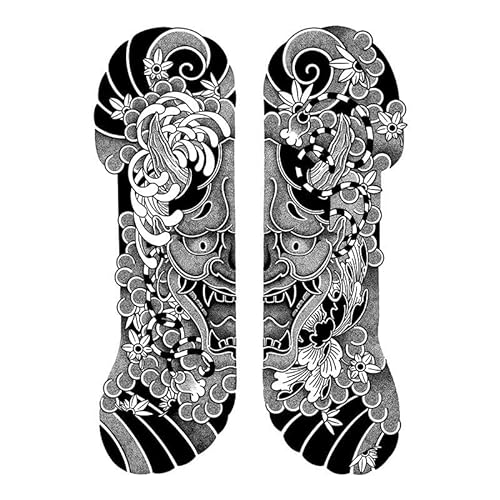 2 pcs Cardigan-Kräuter-Tattoo-Aufkleber Für Männer Wasserfeste Langlebige Nicht Reflektierende Dominante Semipermanente Simulierte Tattoos Auf Der Brust von MOQNISE