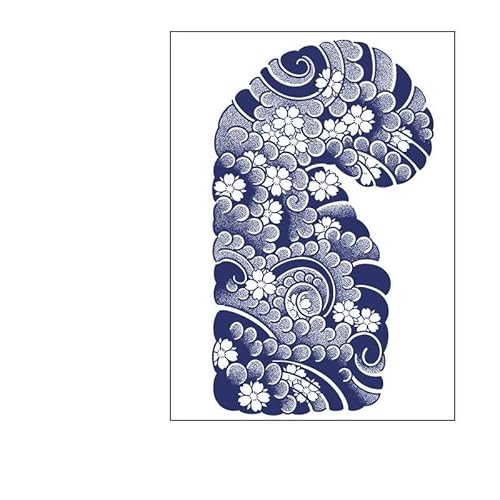 2 pcs Half-A Juice Tattoo-Aufkleber Pflanzlicher Semi-Permanenter Wasserfester Nicht Reflektierender Personalisierter Dreiviertel-Arm-Aufkleber Für Männer von MOQNISE