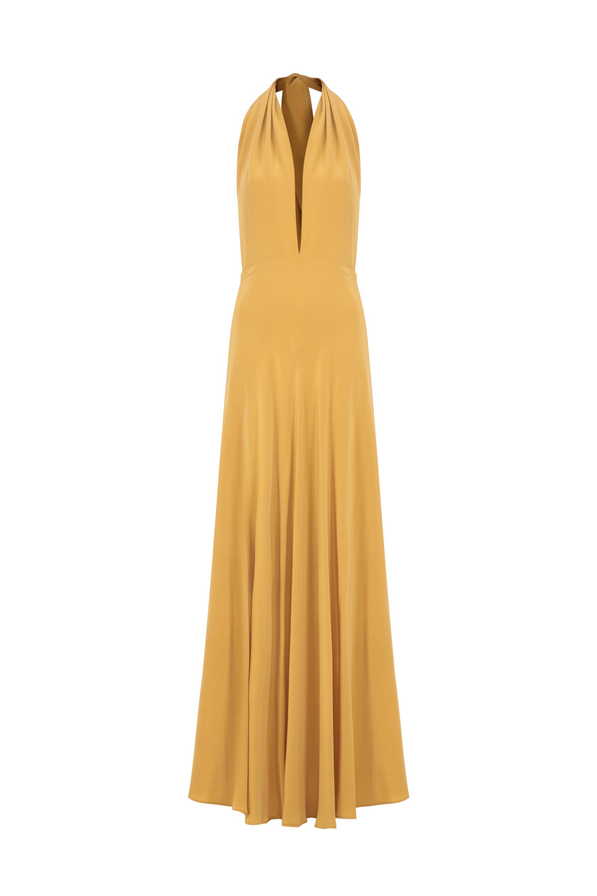 Long silk dress - Eden Yellow - Yellow - M - MORACÉE - Maxi dresses Long silk dress - Eden Yellow - Yellow - M - MORACÉE - Maxi dresses von MORACÉE