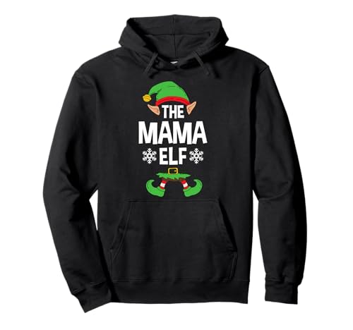 Die Mama Elf Party Familiengruppe Matching Mother X-Mas Mama Pullover Hoodie von >>MORE FAMILY XMAS AND CHRISTMAS ELF DESIGNS HERE