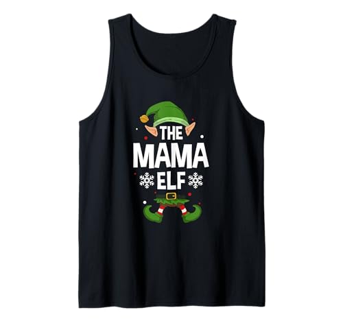 Die Mama Elf Party Familiengruppe Matching Mother X-Mas Mama Tank Top Die Mama Elf Party Familiengruppe Matching Mother X-Mas Mama Tank Top von >>MORE FAMILY XMAS AND CHRISTMAS ELF DESIGNS HERE