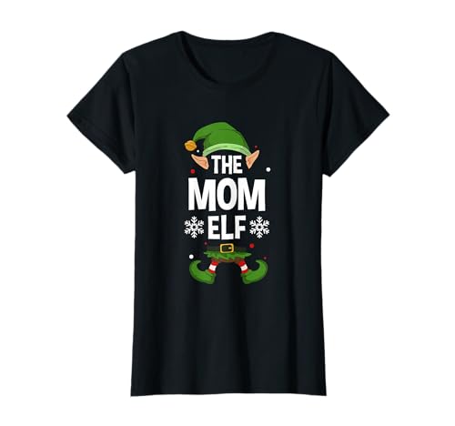 The Mom Elf Party Familiengruppe Matching Mother X-Mas Mama T-Shirt The Mom Elf Party Familiengruppe Matching Mother X-Mas Mama T-Shirt von >>MORE FAMILY XMAS AND CHRISTMAS ELF DESIGNS HERE