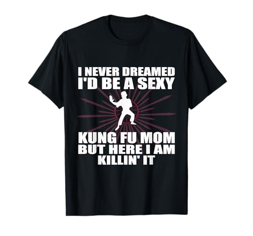 Kung-Fu Mom Wing Chun Martial Arts Kampfkunst Fighting Mama T-Shirt von >MORE KUNG FU, FIGHTING AND JIU JUTSU DESIGNS HERE