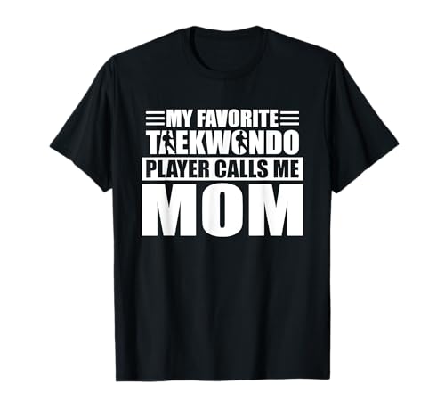 Taekwondoka Mom Kämpfer Fighting Kampfkunst Kampfsport Mama T-Shirt von >>MORE TAEKWONDO AND MARTIAL ARTS DESIGNS HERE