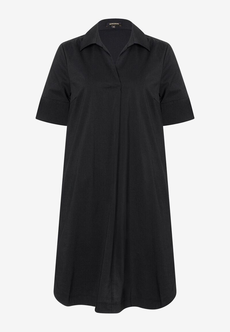 Hemdblusenkleid, schwarz, Frühjahrs-Kollektion von MORE & MORE