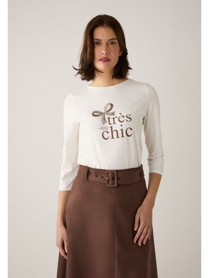 MORE&MORE 3/4-Arm-Shirt softes 3/4 Arm Shirt, bedruckt von MORE&MORE