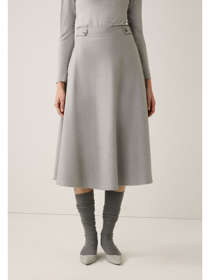 MORE&MORE A-Linien-Rock midilanger, melierter Glockenrock von MORE&MORE