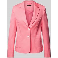 More & More Blazer in unifarbenem Design in Pink, Größe 44 von MORE & MORE