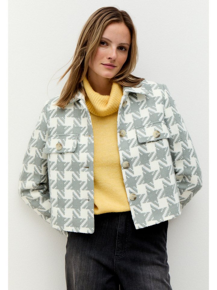 MORE&MORE Blouson kurze, weite, karierte Jacke von MORE&MORE