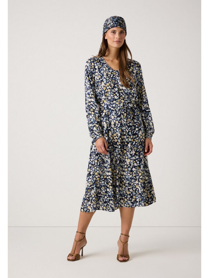 MORE&MORE Blusenkleid Blusenkleid Rüschenkante von MORE&MORE