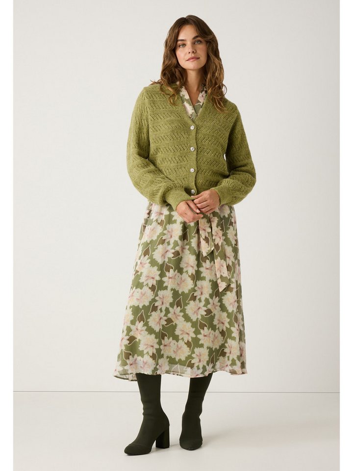 MORE&MORE Blusenkleid Maxikleid, figurschmeichelnd von MORE&MORE