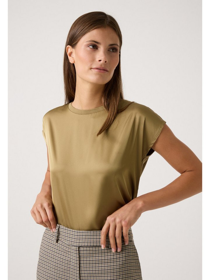 MORE&MORE Blusenshirt Blusenshirt Materialmix MORE&MORE Blusenshirt Blusenshirt Materialmix von MORE&MORE