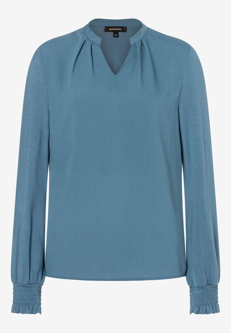 MORE & MORE - Blusenshirt greyblue Herbst-Kollektion blau - Gr. - 40 von MORE & MORE