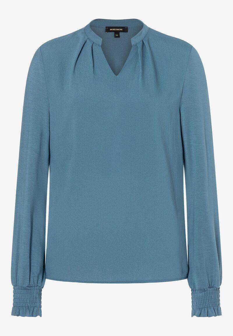 MORE & MORE - Blusenshirt greyblue Herbst-Kollektion blau - Gr. - 40 von MORE & MORE